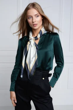 Holland Cooper The Perfect Gesture|Scarves-Silk Scarf Nine Horse