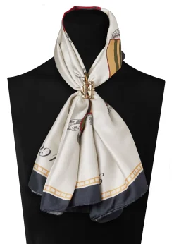 Holland Cooper The Perfect Gesture|Scarves-Silk Scarf Nine Horse