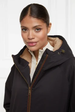 Holland Cooper Jackets|Shop By Product-One-Size Waterproof Coat Chocolate