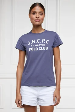 Holland Cooper Polo Shirts & Tees|Shop By Product-Polo Club Tee Yale Blue