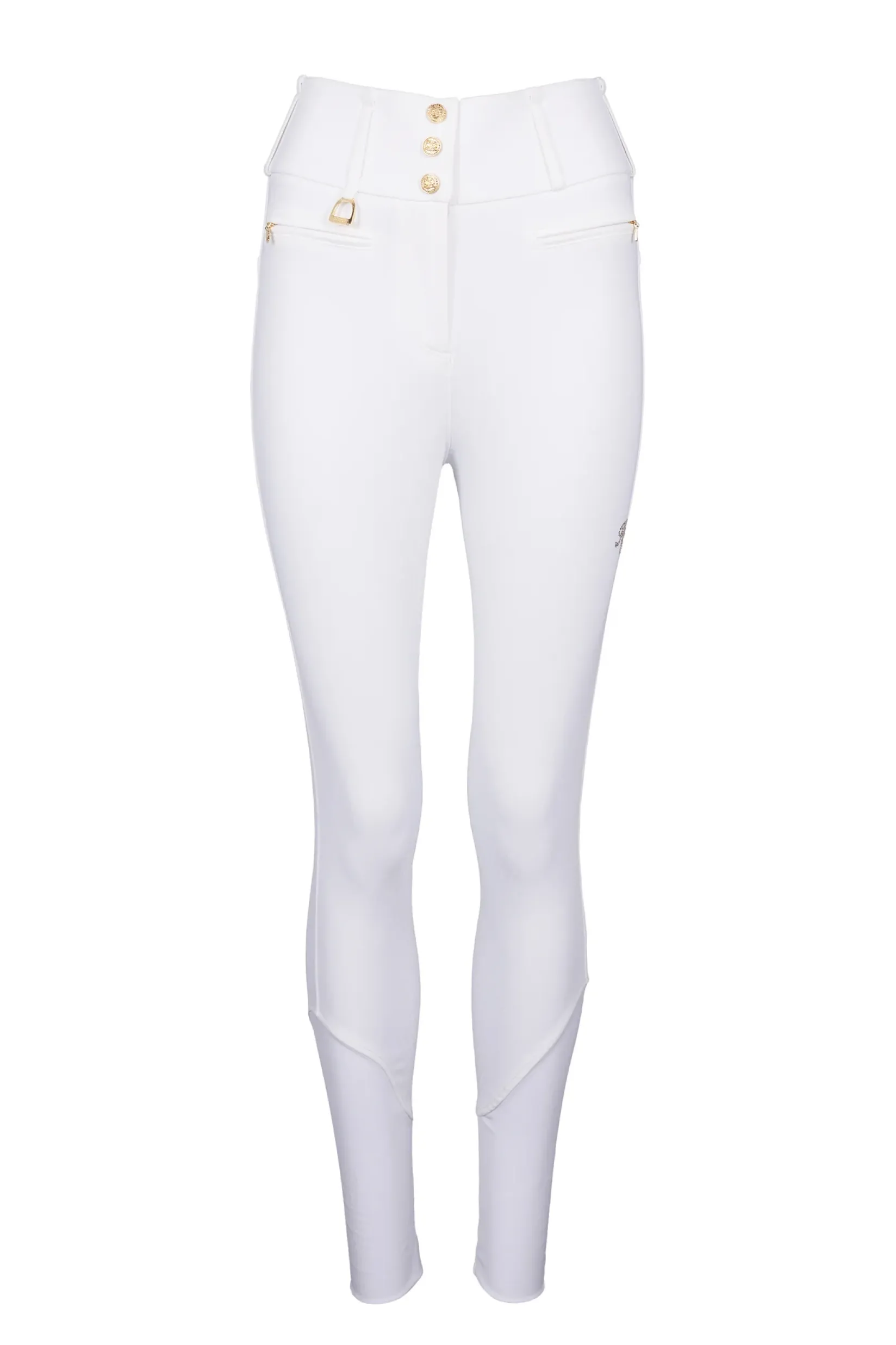 Holland Cooper Breeches|Competition Wear-Premium Competition High Rise Breeches White