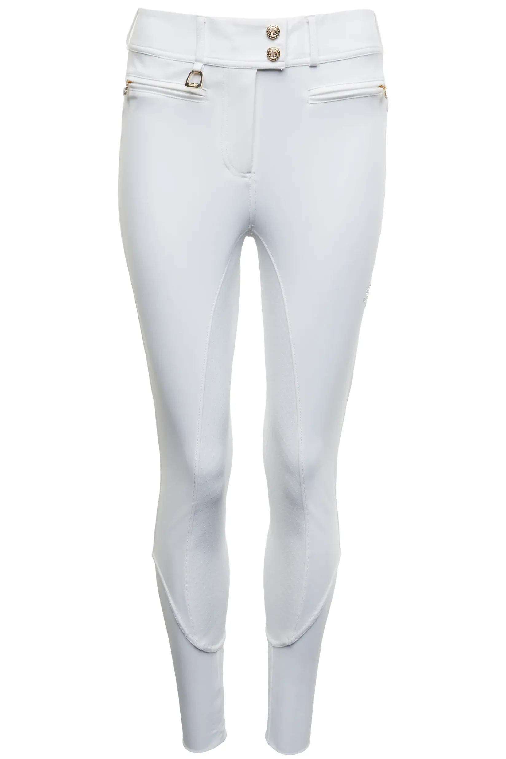 Holland Cooper Breeches|Shop By Product-Premium Competition Mid Rise Breeches White