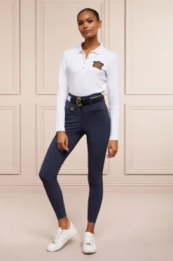 Holland Cooper Breeches|Shop By Product-Premium High Rise Breeches Yale Blue