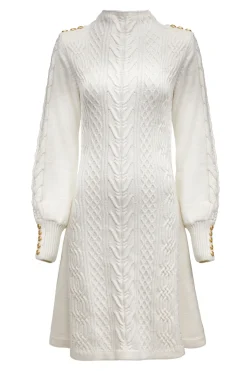 Holland Cooper Gifts For Her|Dresses-Rachel Mini Dress Oyster