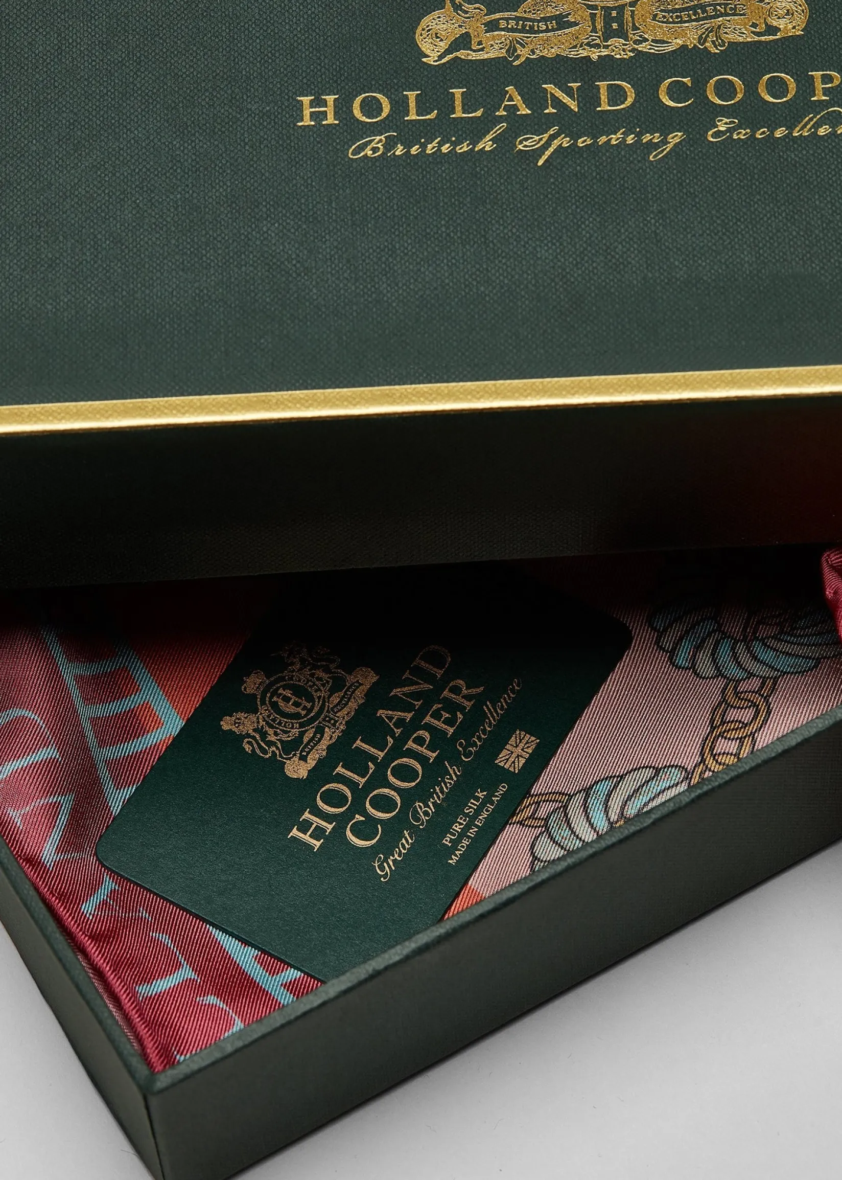 Holland Cooper The Perfect Gesture|Gifts For Her-Regal Horse Silk Scarf Coral