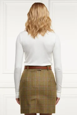 Holland Cooper Skirts-Regency Skirt Avebury Green Check