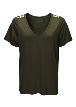 Holland Cooper Tees|Tops-Relax Fit V-Neck Tee