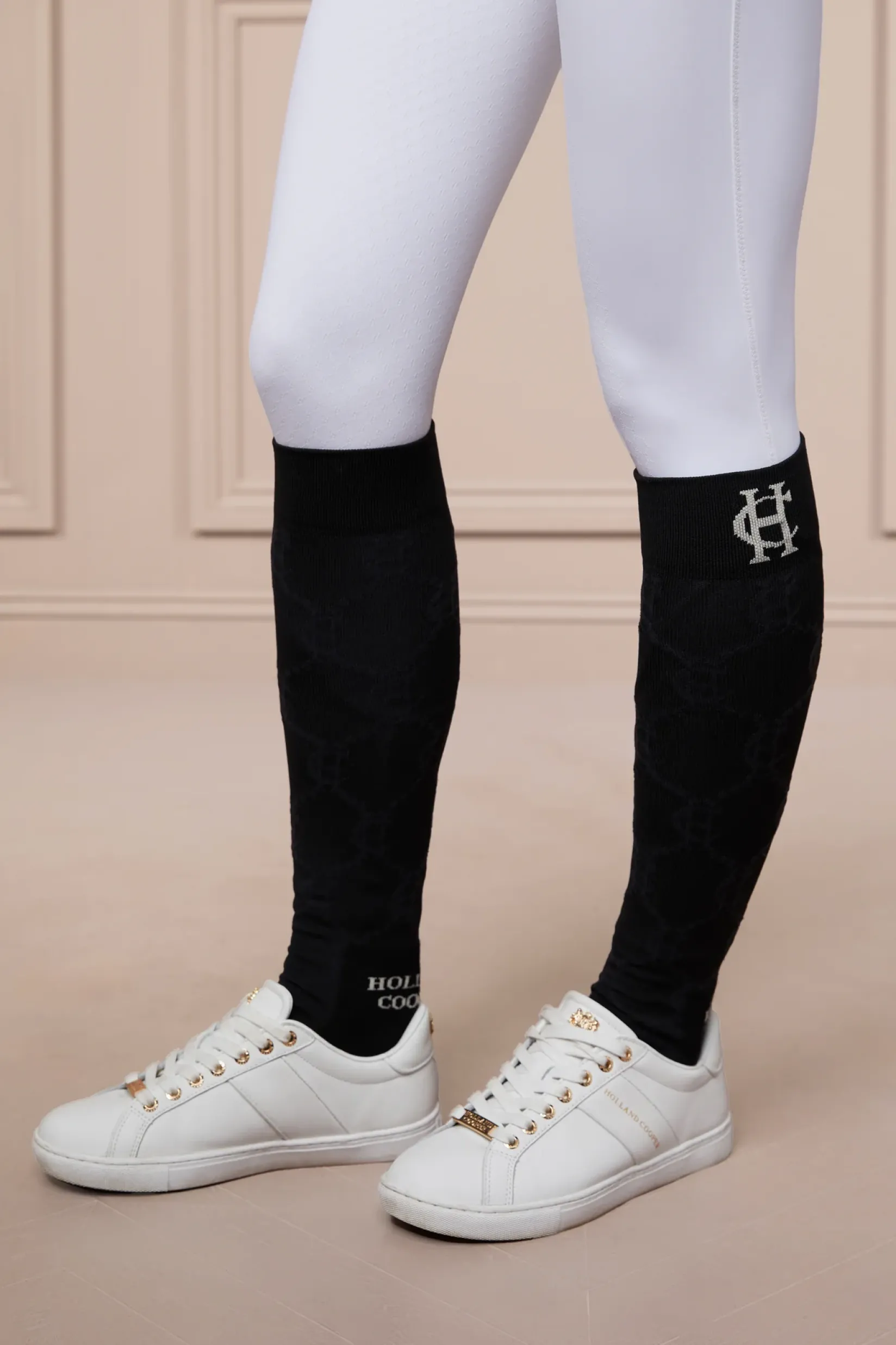 Holland Cooper Accessories|Shop By Product-Riding Sock Black