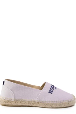 Holland Cooper Footwear-Riviera Espadrille Pink