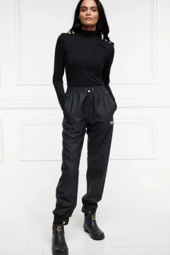 Holland Cooper At The Stables|Equestrian Gifting-Rubber Chelsea Boot Black