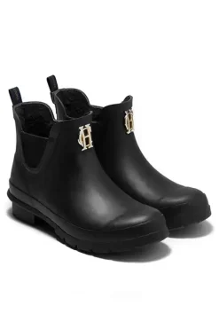 Holland Cooper At The Stables|Equestrian Gifting-Rubber Chelsea Boot Black