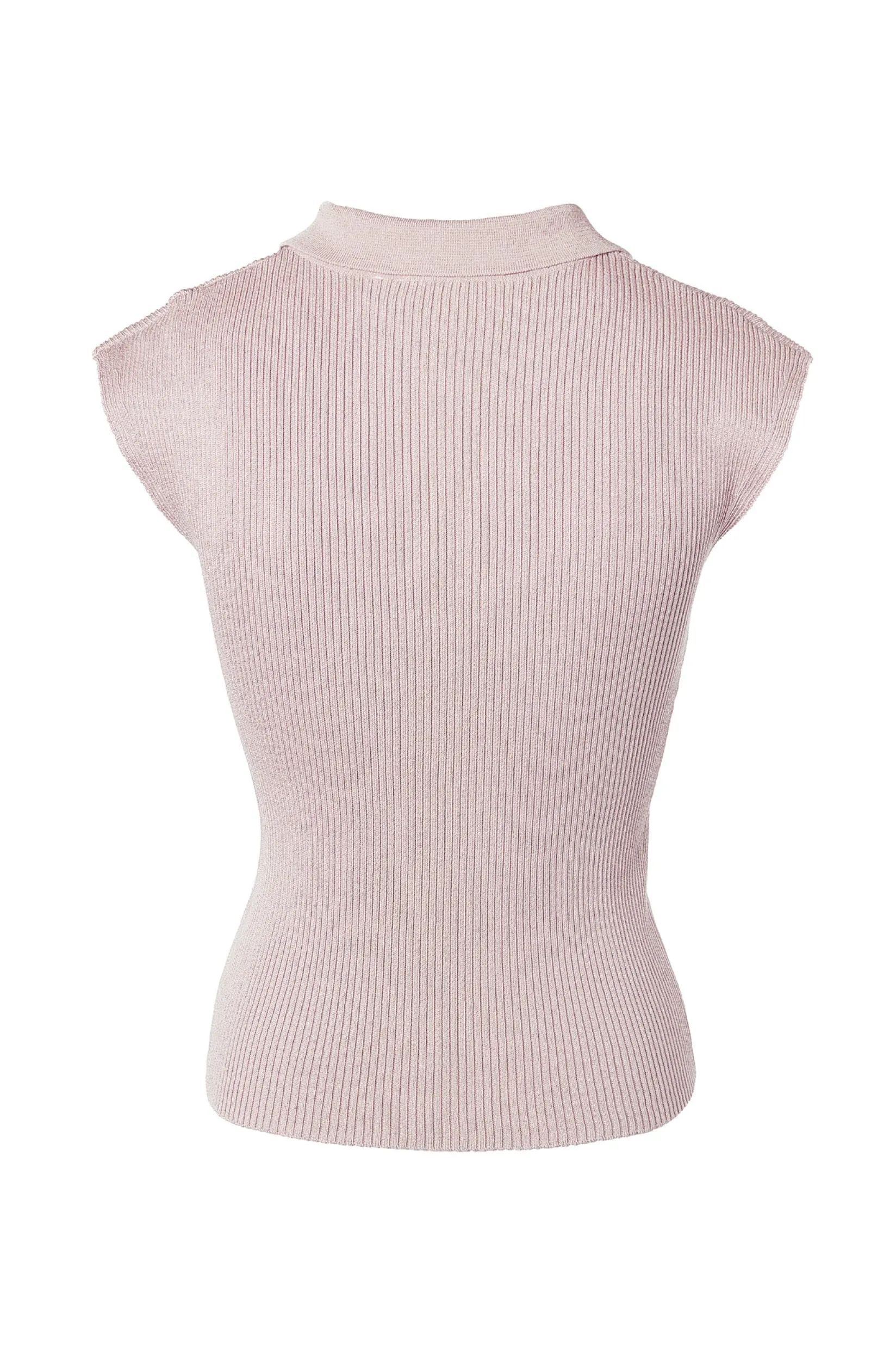 Holland Cooper Knitwear|Shop By Product-Scarlett Polo Knit Soft Pink