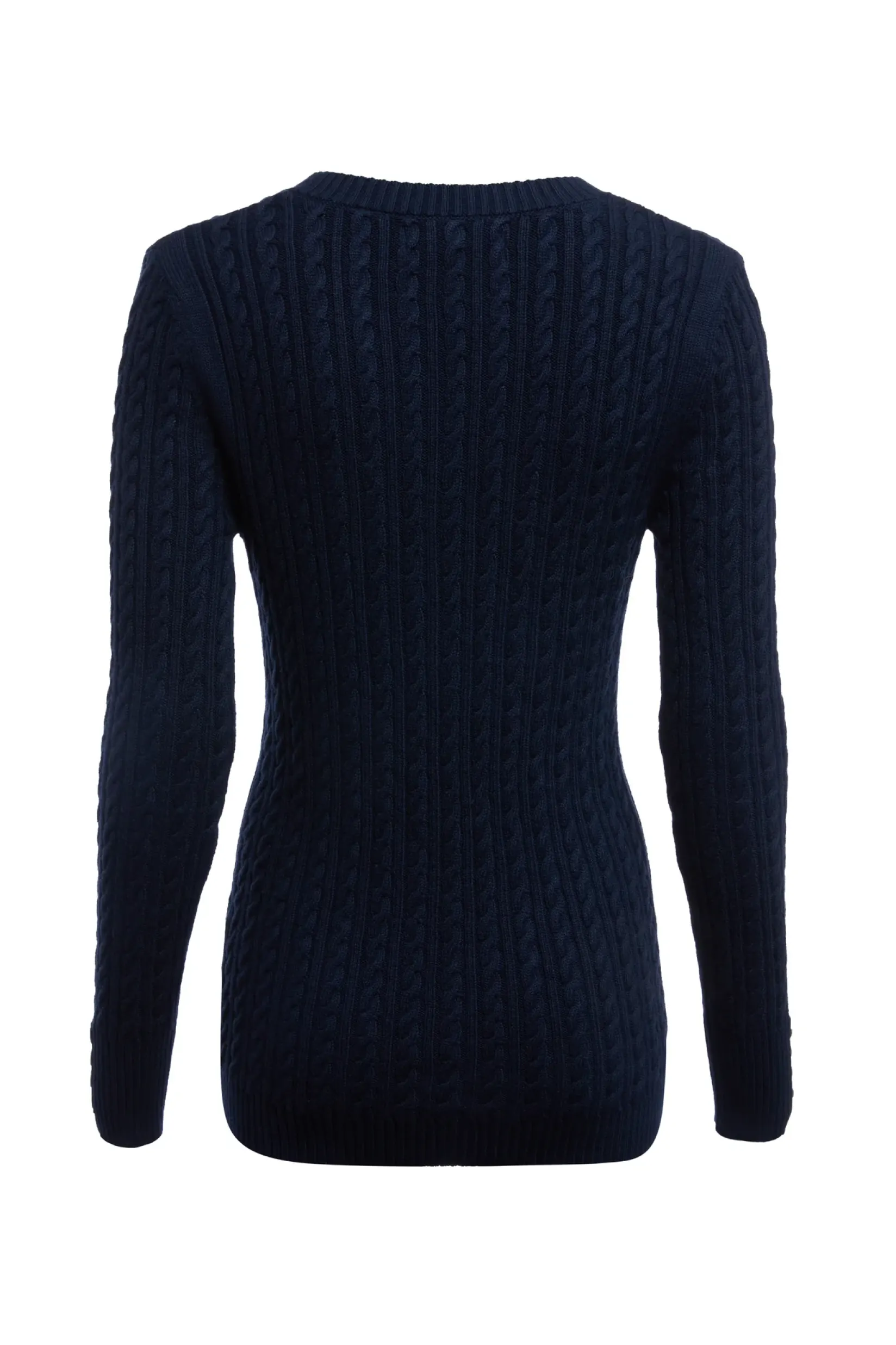 Holland Cooper Knitwear-Seattle V-Neck Knit Ink Navy