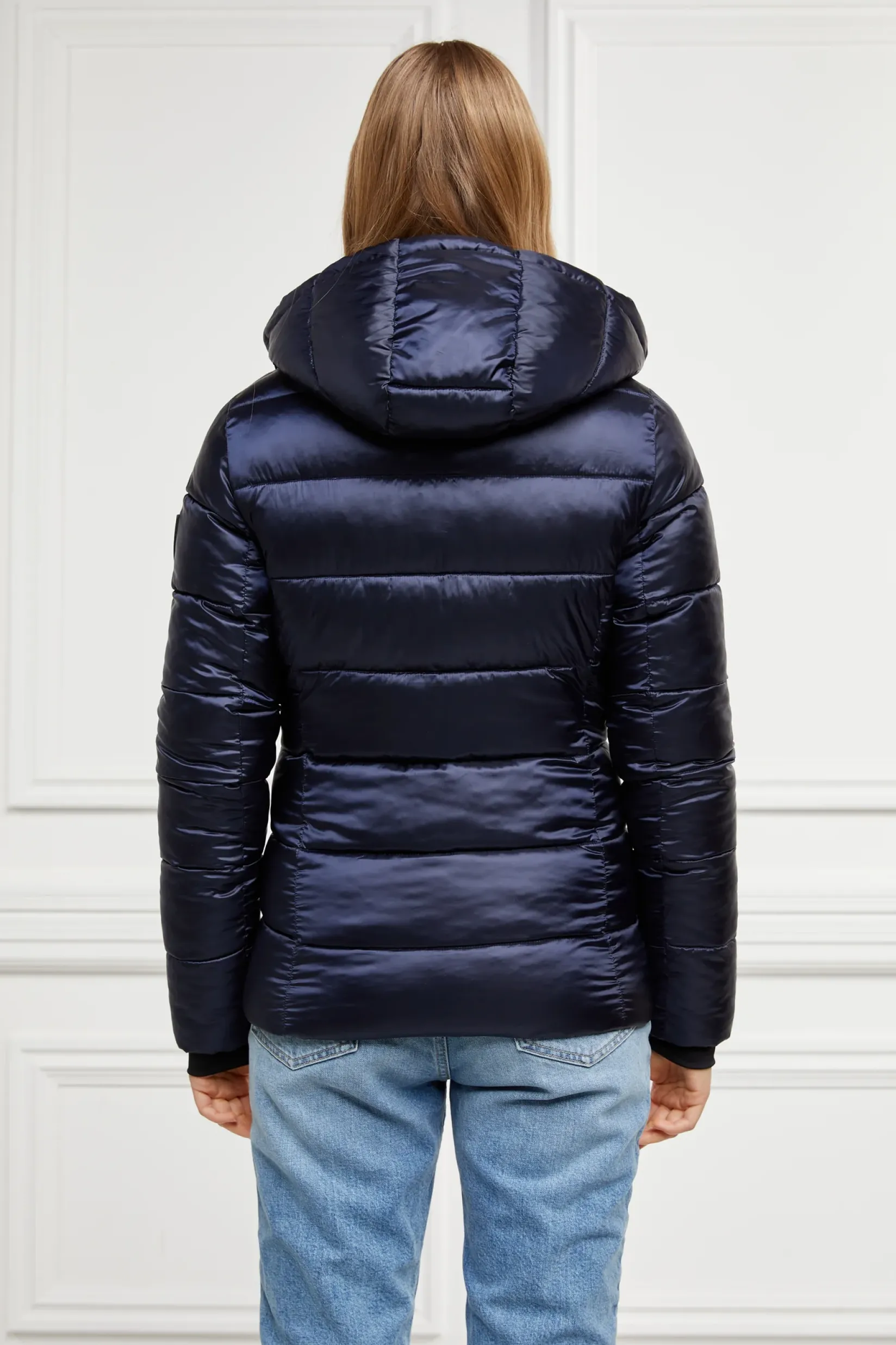 Holland Cooper Jackets-Sherbourne Puffer Ink Navy