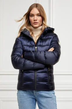 Holland Cooper Jackets-Sherbourne Puffer Ink Navy
