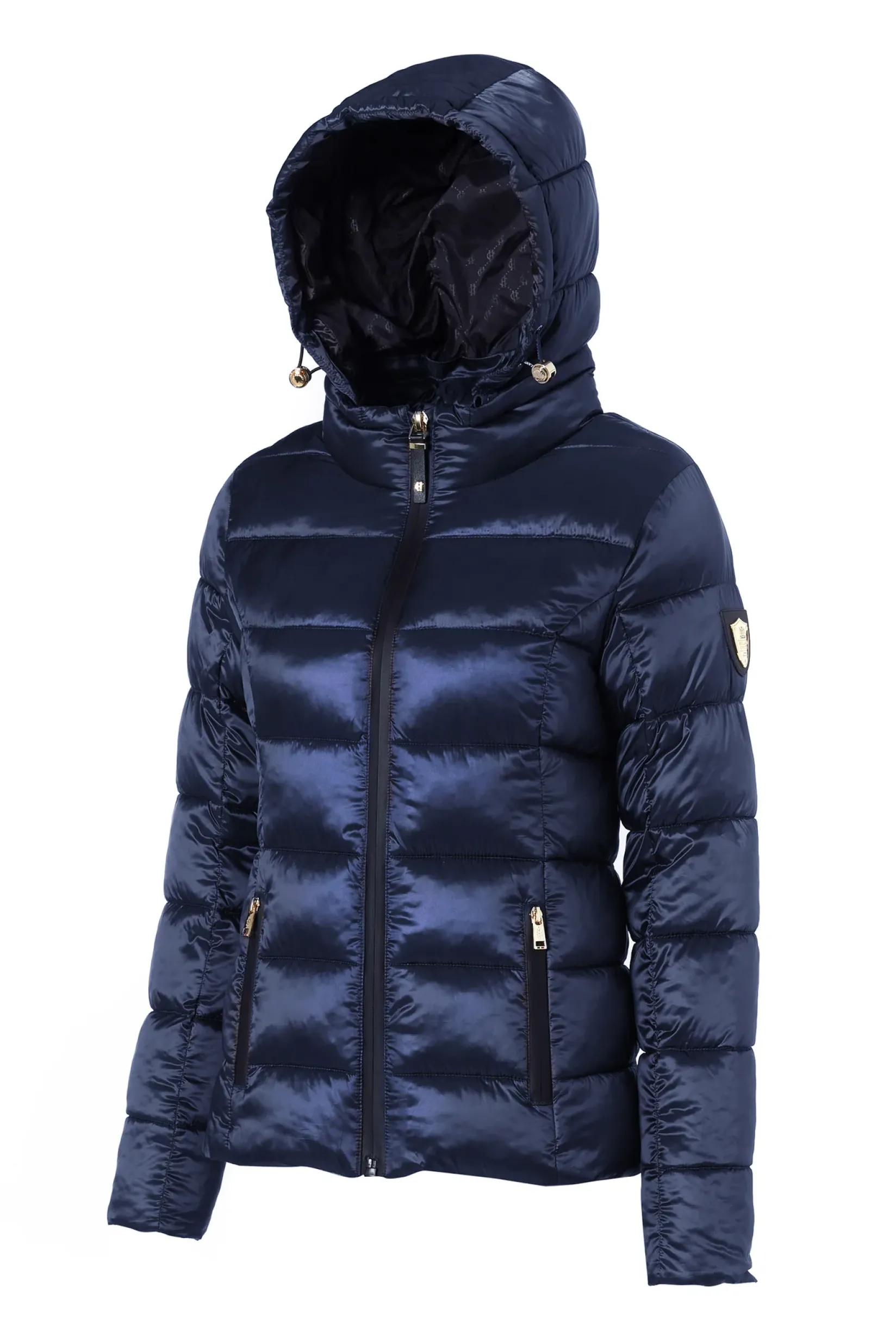 Holland Cooper Jackets-Sherbourne Puffer Ink Navy