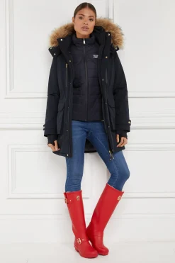 Holland Cooper At The Stables-Sherpa Lined Regency Wellington Heritage Red