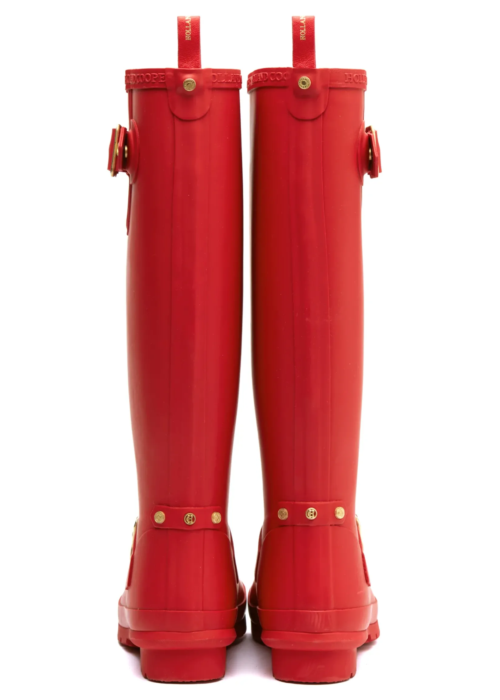 Holland Cooper At The Stables-Sherpa Lined Regency Wellington Heritage Red