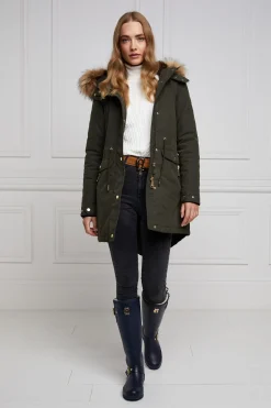 Holland Cooper At The Stables|Wellington Boots-Sherpa Lined Regency Wellington Matte Navy