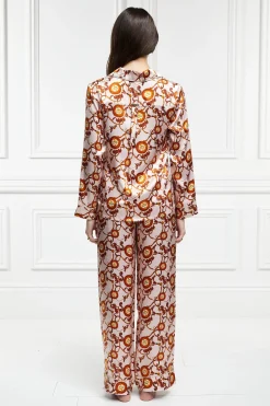 Holland Cooper Sleepwear-Silk Pyjama Trouser Blush