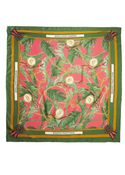 Holland Cooper Scarves|Scarves-Silk Scarf Taihiti Red