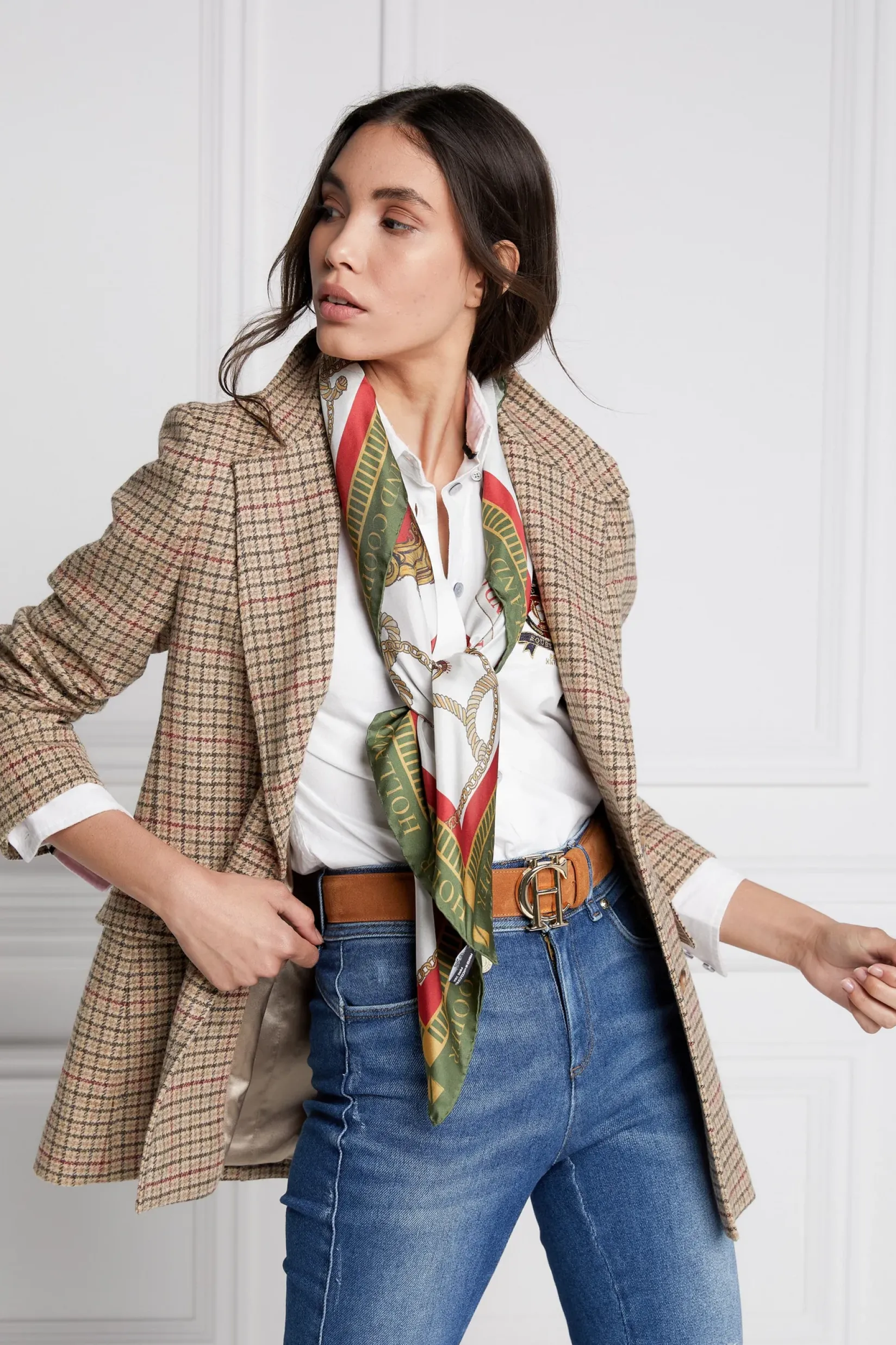 Holland Cooper Blazers|Jackets-Single Breasted Blazer Charlton Tweed