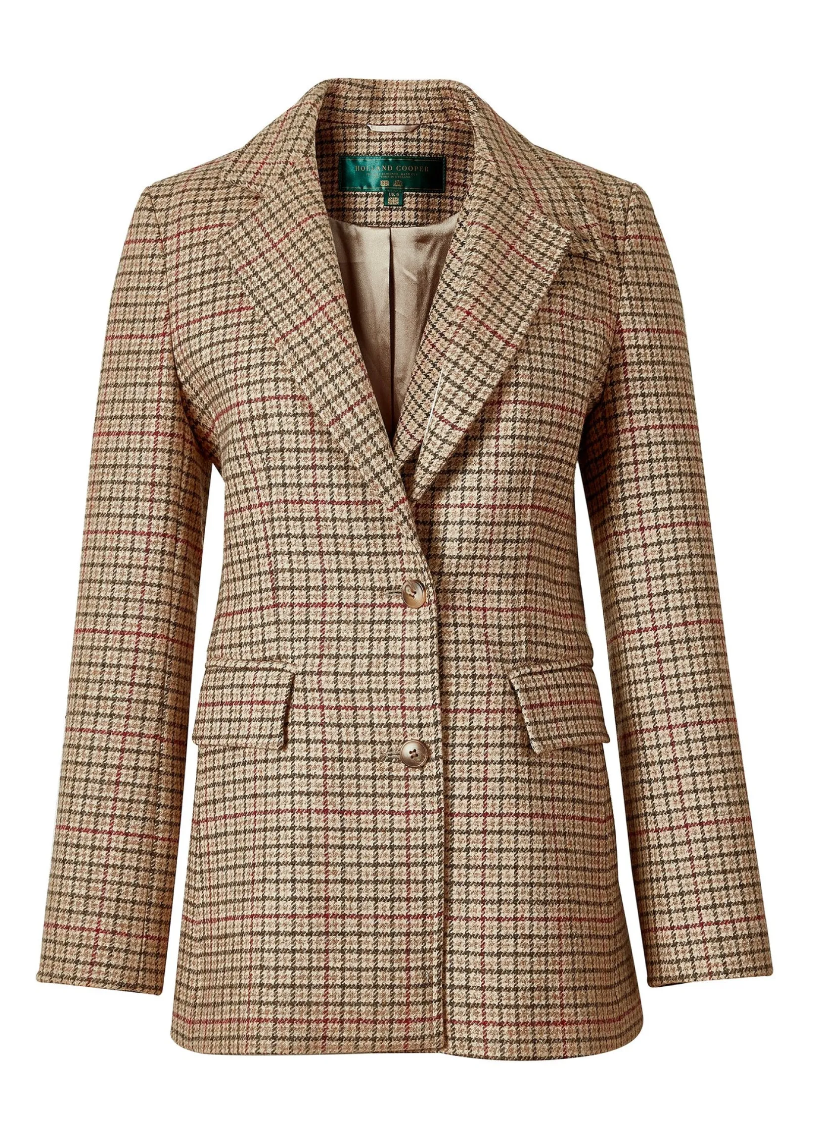 Holland Cooper Blazers|Jackets-Single Breasted Blazer Charlton Tweed