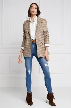 Holland Cooper Blazers|Jackets-Single Breasted Blazer Charlton Tweed