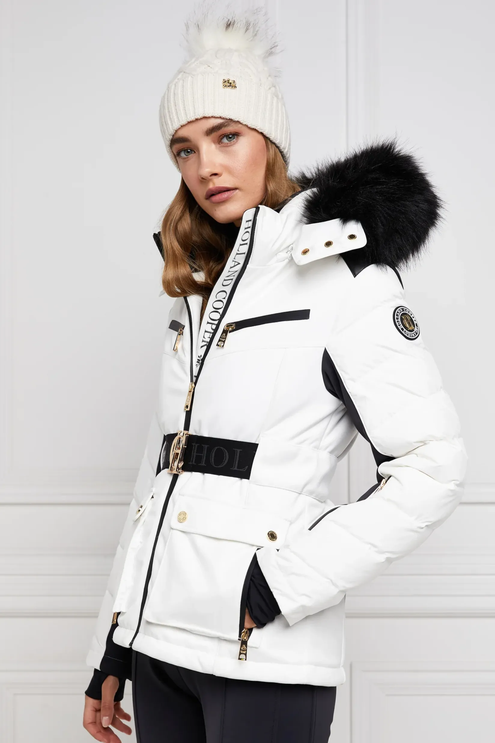Holland Cooper Après Ski|Ski Jackets-Ski Jacket White