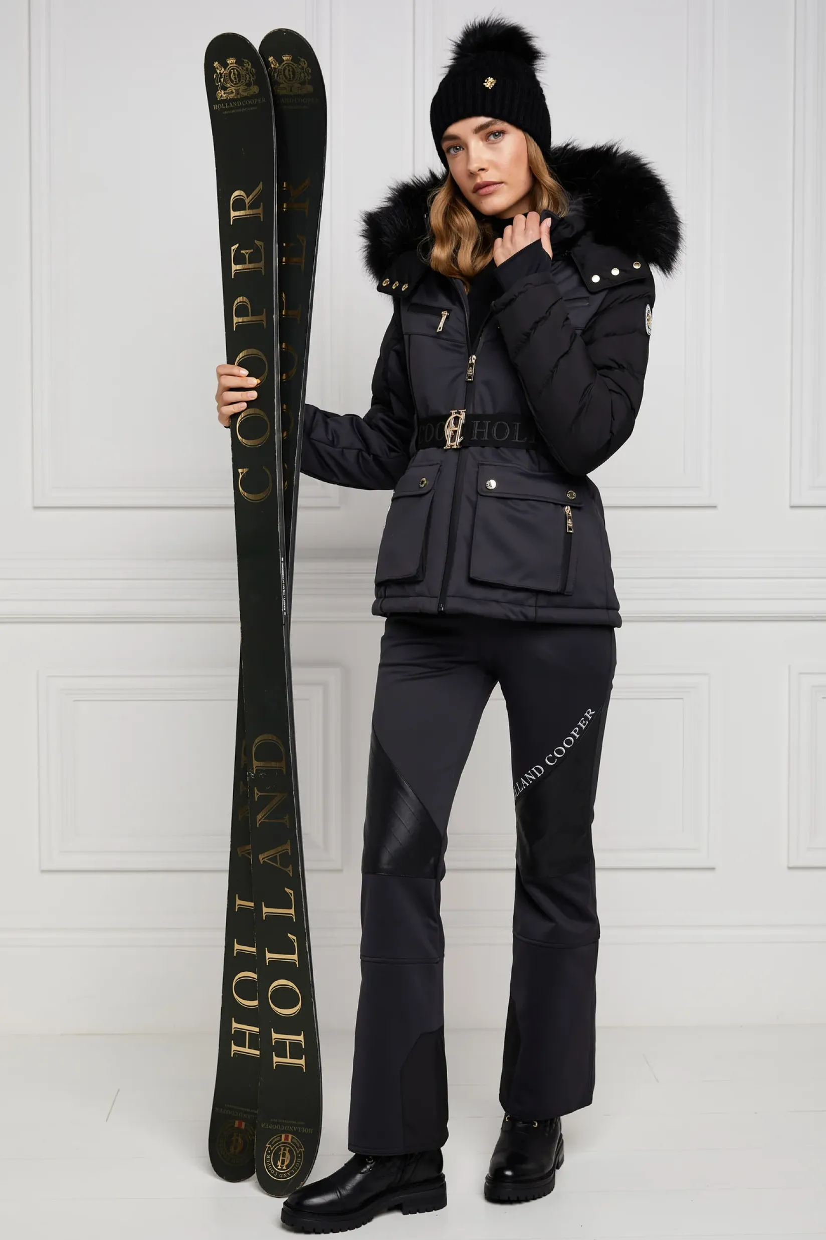 Holland Cooper Ski Jackets|HC Ski-Ski Jacket Black