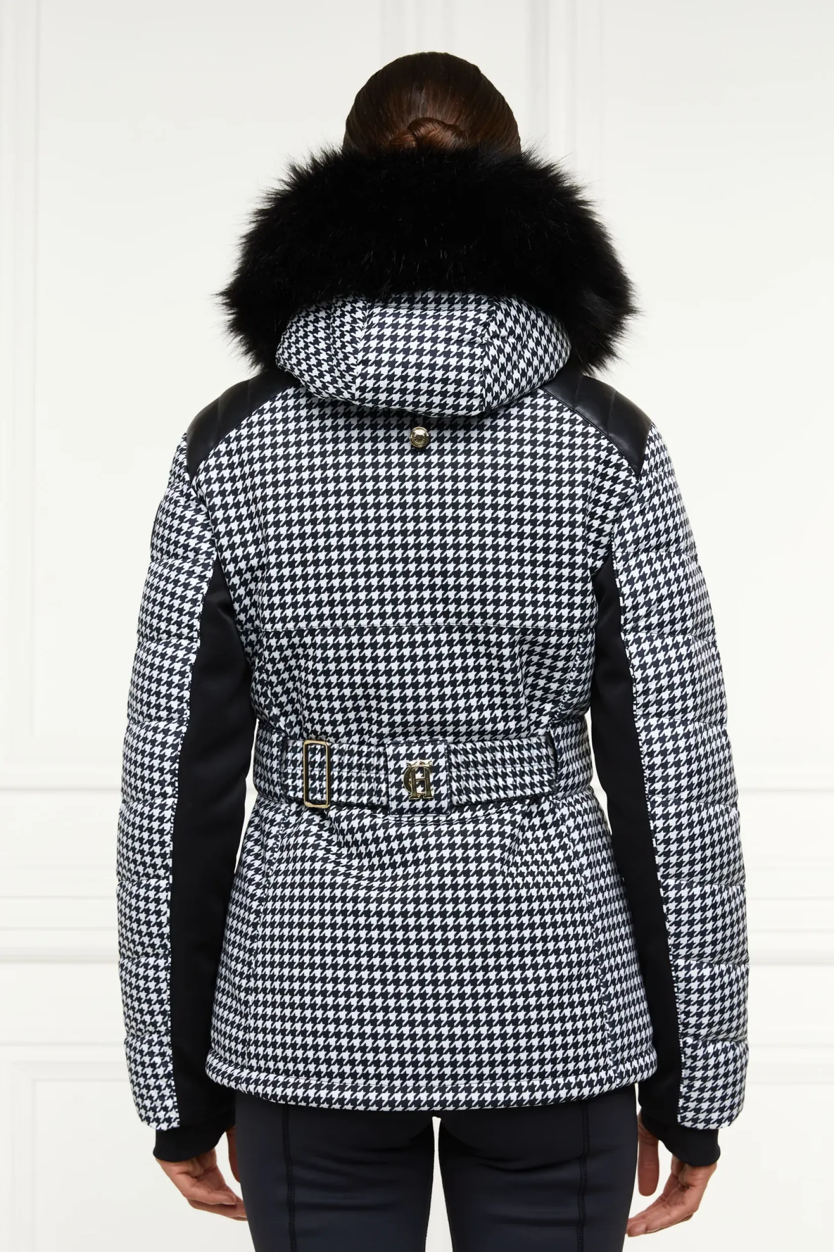 Holland Cooper Ski Jackets|HC Ski-Ski Jacket Houndstooth