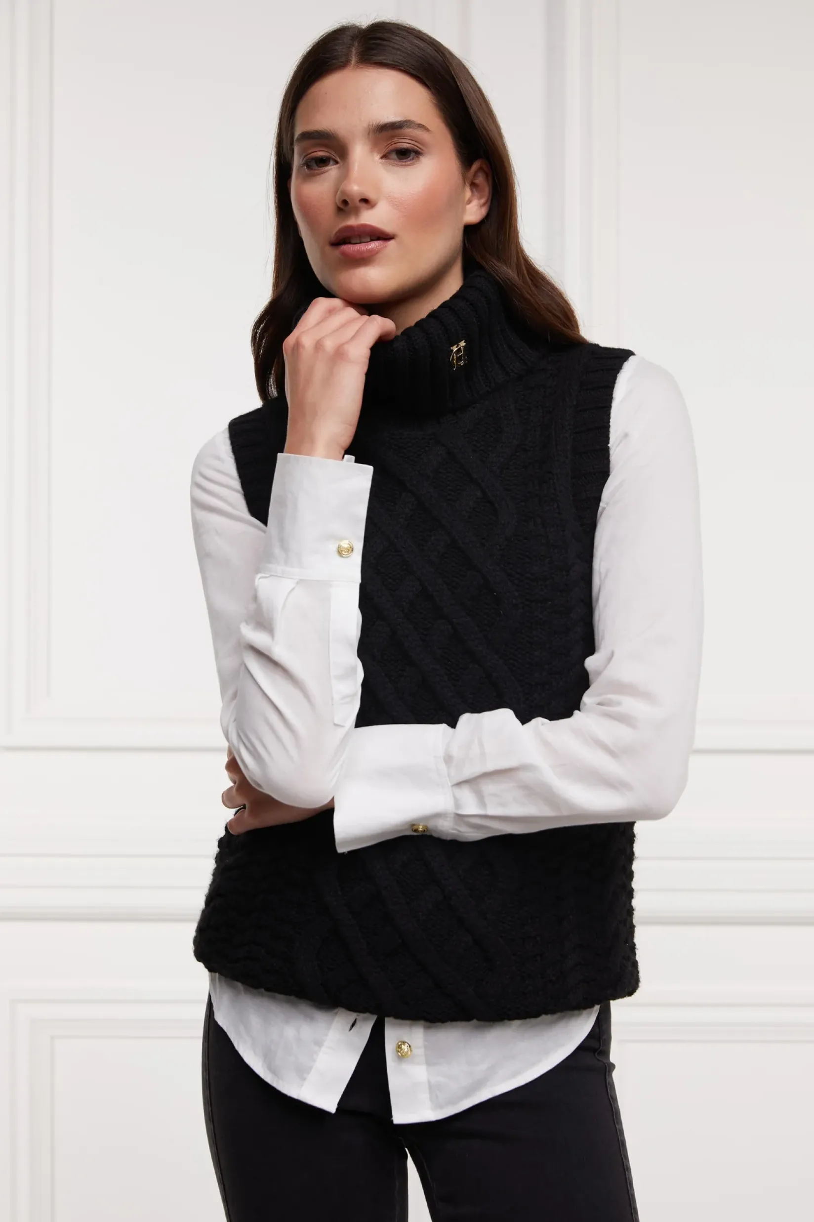 Holland Cooper Knitwear-Sleeveless Knit