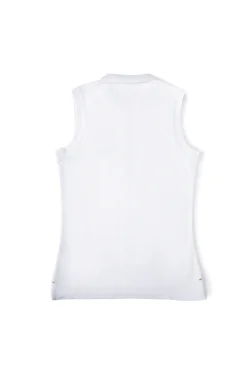Holland Cooper Polo Shirts|Casualwear-Sleeveless Polo Shirt White