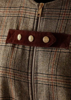 Holland Cooper Capes-Slim Cape Bourbon Tweed