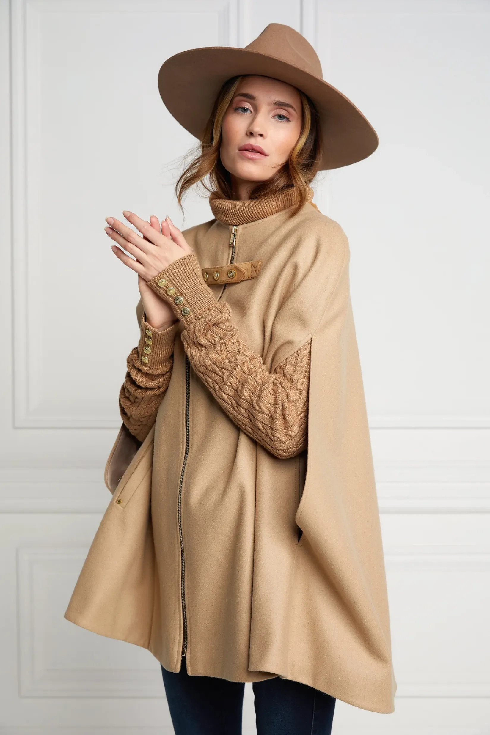 Holland Cooper Capes-Slim Cape Camel