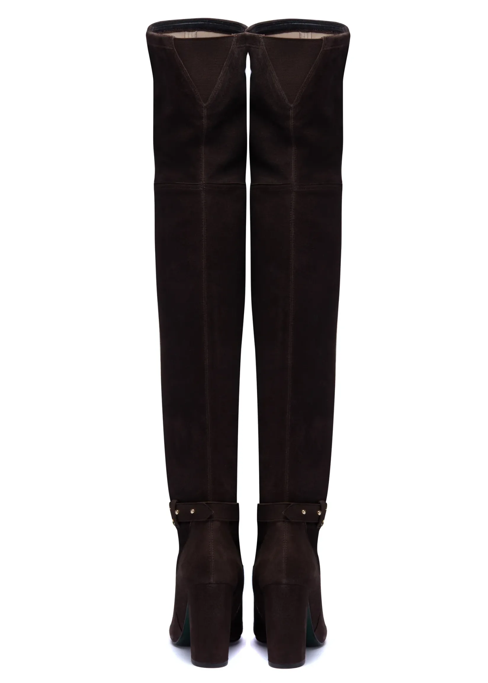 Holland Cooper Gifts For Her|Boots-Sloane Over The Knee Boot Chocolate