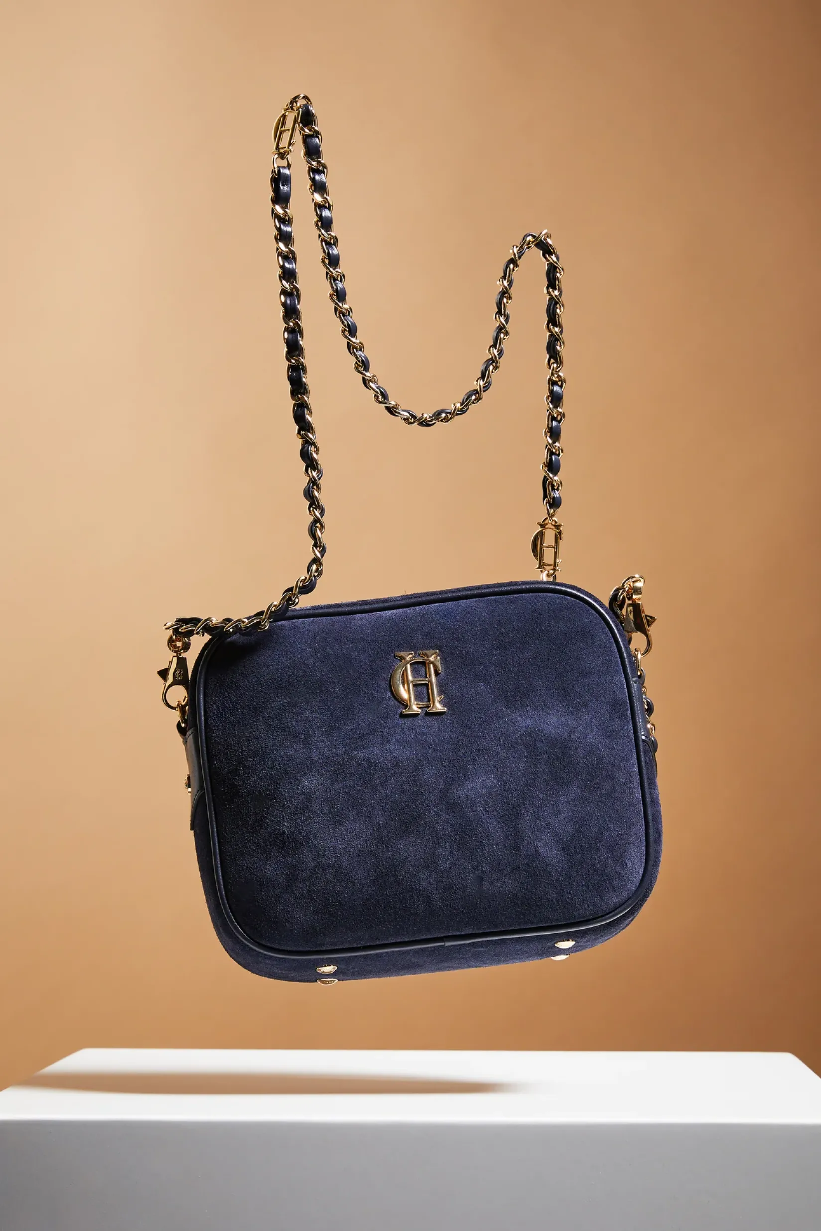 Holland Cooper The Perfect Gesture|Crossbody Bags-Soho Camera Bag Ink Navy Suede