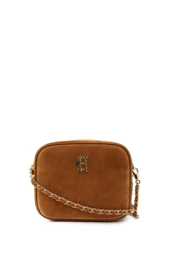 Holland Cooper Crossbody Bags|Bags-Soho Camera Bag Tan Suede