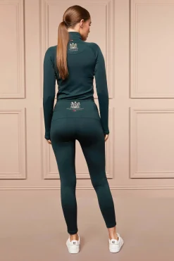 Holland Cooper At The Stables|Equestrian Casualwear-Sport Legging Petrol