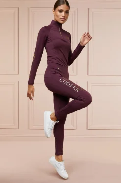 Holland Cooper Leggings|At The Stables-Sport Legging Mulberry