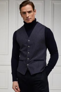 Holland Cooper Gifts For Him|Waistcoats-St James Waistcoat Navy Duke