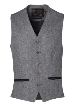 Holland Cooper Shop By Product|The City Break Edit-St James Waistcoat Mono Herringbone