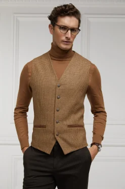 Holland Cooper Waistcoats|Shop By Product-St James Waistcoat Tawny