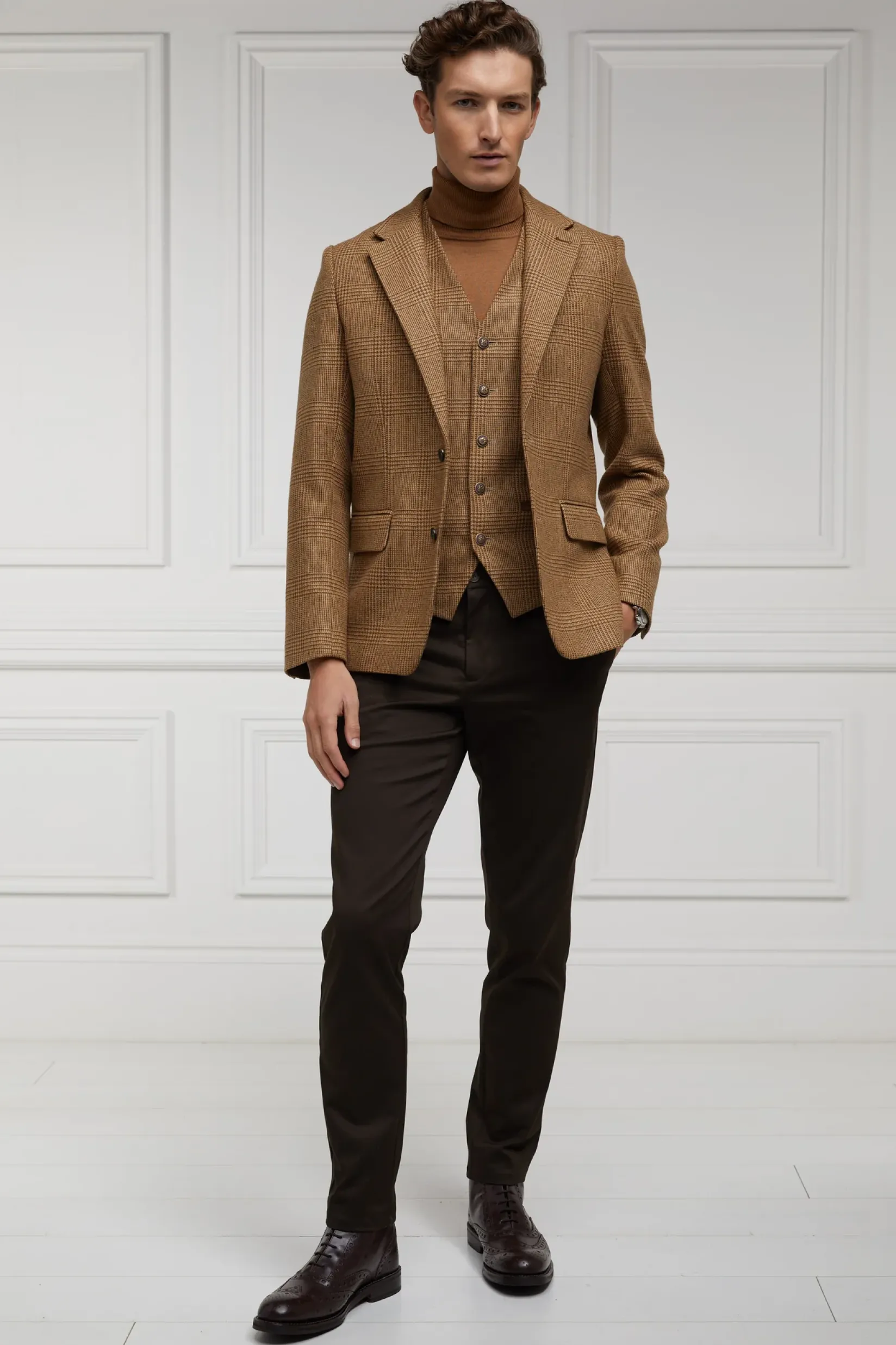 Holland Cooper Waistcoats|Shop By Product-St James Waistcoat Tawny