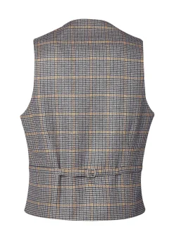 Holland Cooper Waistcoats|Shop By Product-St James Waistcoat Prince of Wales Navy