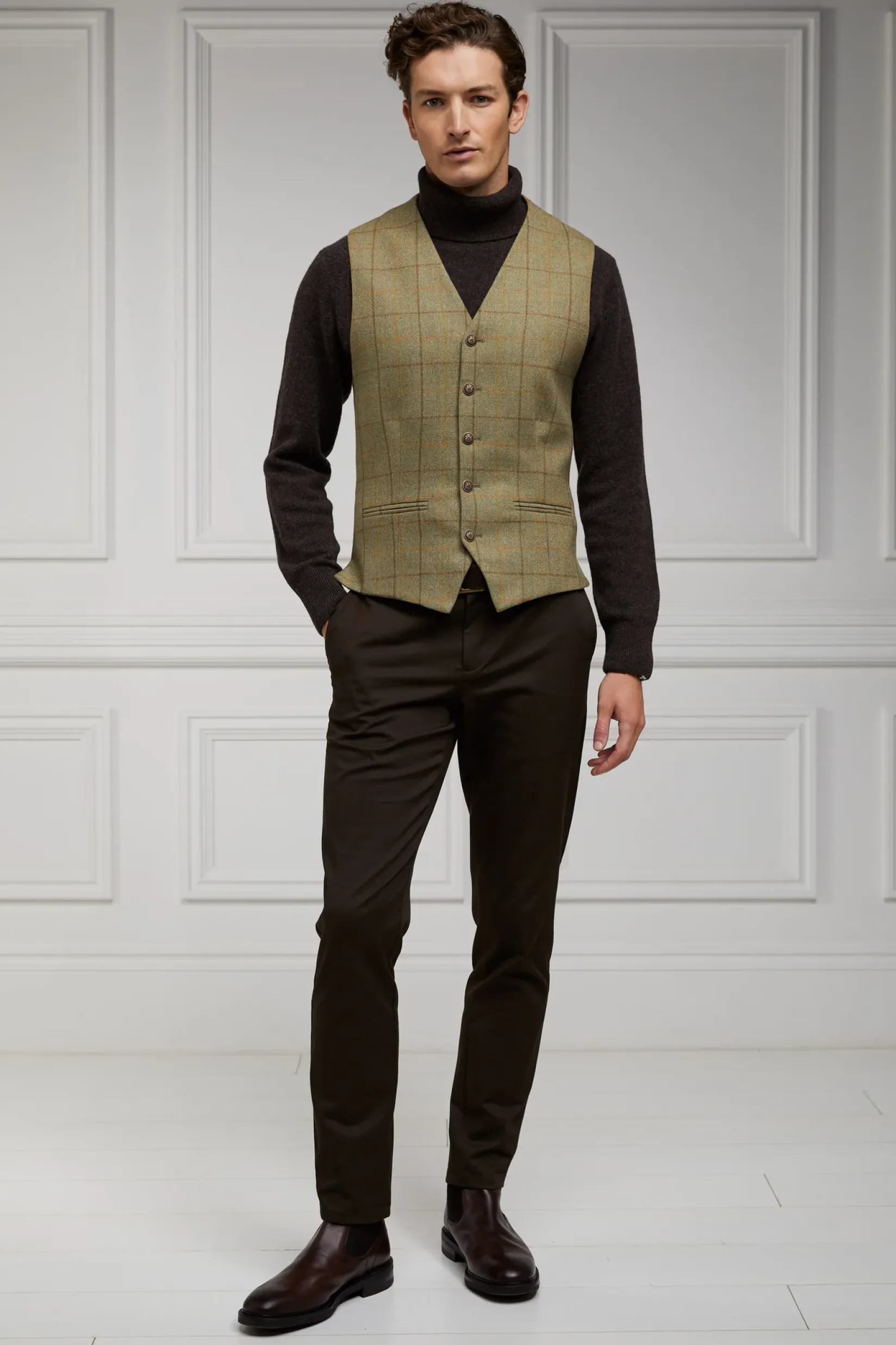 Holland Cooper Waistcoats|Shop By Product-St James Waistcoat Uppingham Green