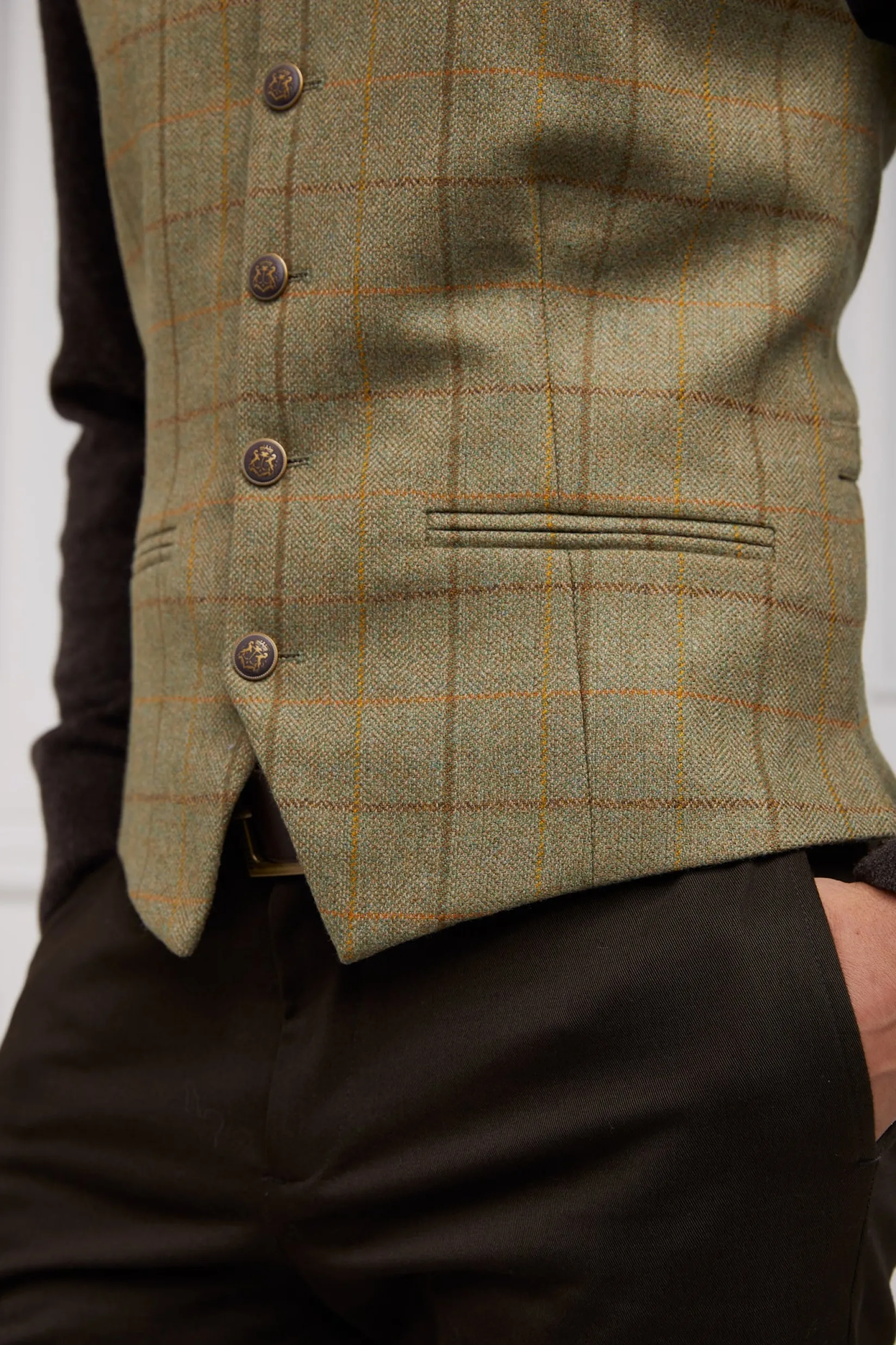 Holland Cooper Waistcoats|Shop By Product-St James Waistcoat Uppingham Green