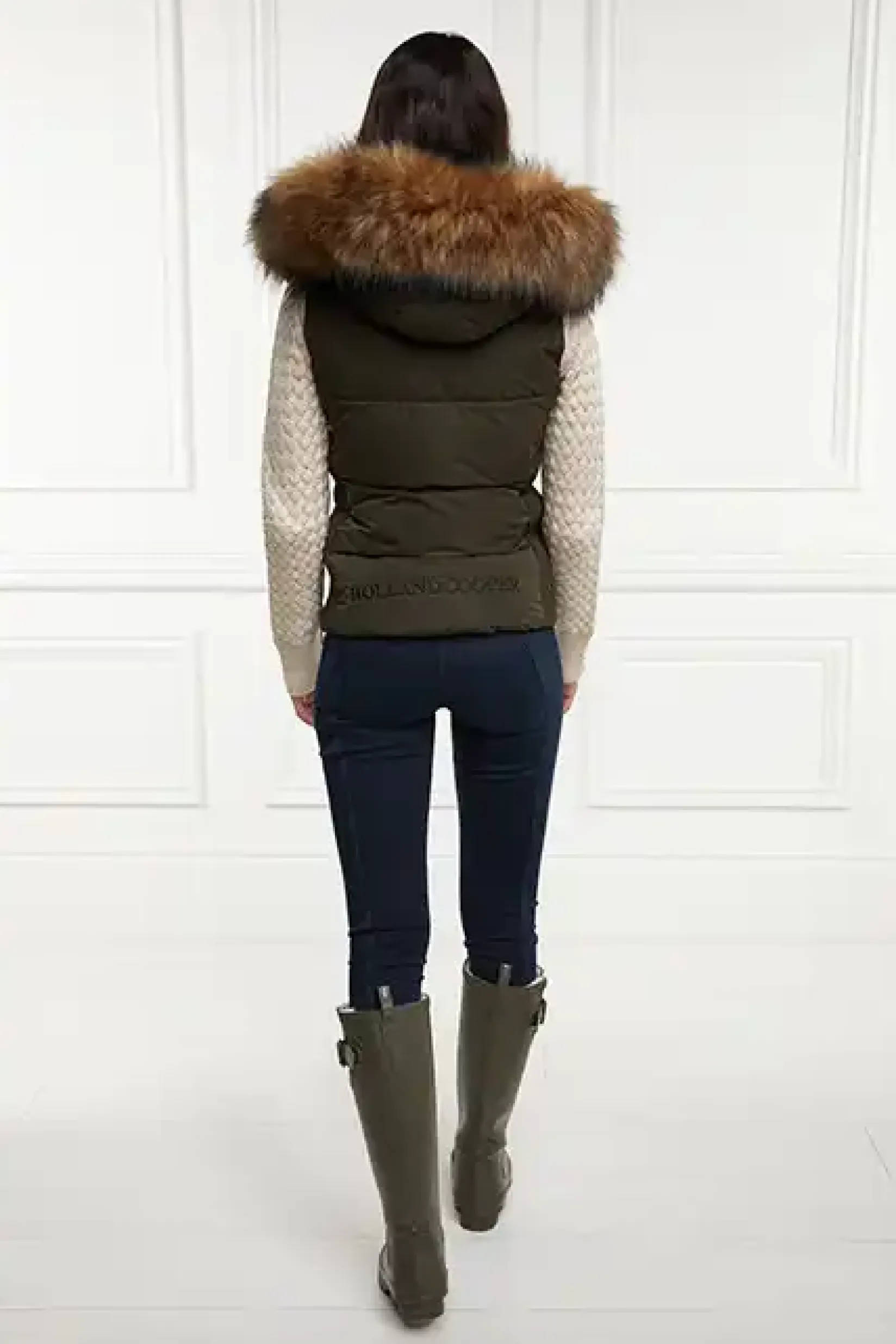 Holland Cooper Gilets|Shop By Product-Team Gilet Khaki