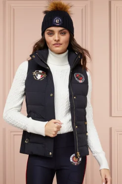 Holland Cooper Shop By Product|Team HC Clothing-Team HC Gilet Ink Navy