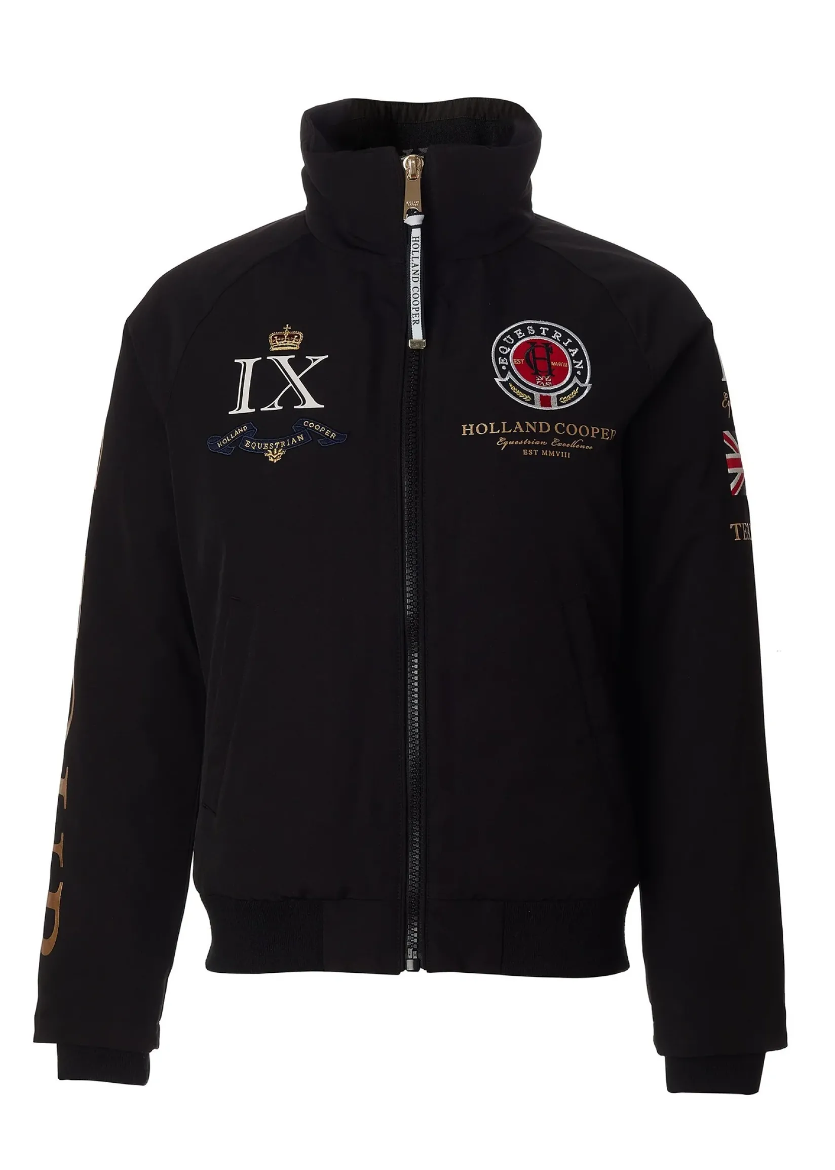 Holland Cooper Jackets|Shop By Product-Team HC Jacket Black